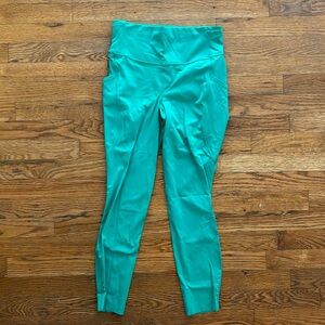 Lululemon green leggings Sz 8